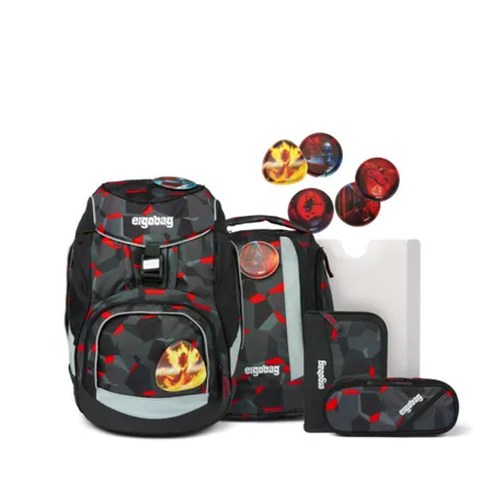 ergobag PACK Schulrucksack-Set - TaekBärdo, 6-teilig
