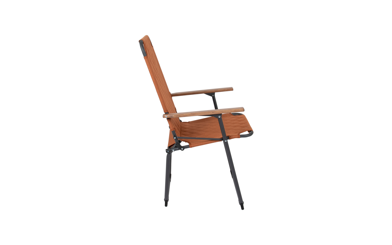 Bo-Camp Jefferson XL Industrial Klappstuhl mit Bambus-Armlehnen clay