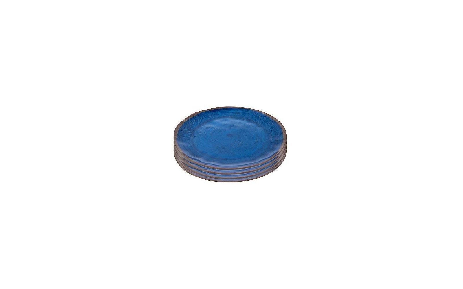 Bo-Camp Halo Frühstücksteller 4 Stück blau
