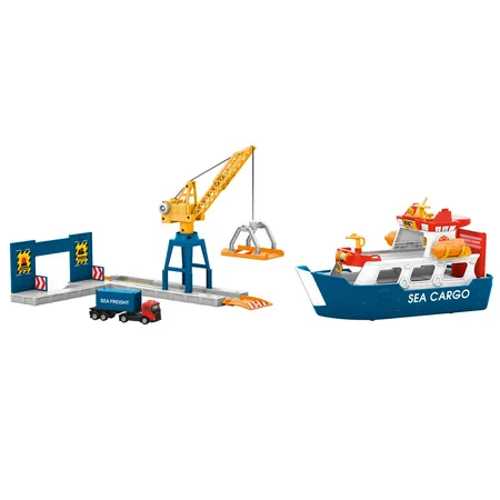 Märklin my world 72223 - Frachtschiff und Hafenkran
