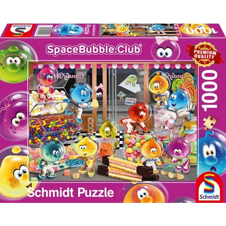 Schmidt Spiele Puzzle - SpaceBubble.Club: Happy Together im Candy Store, 1000 Teile