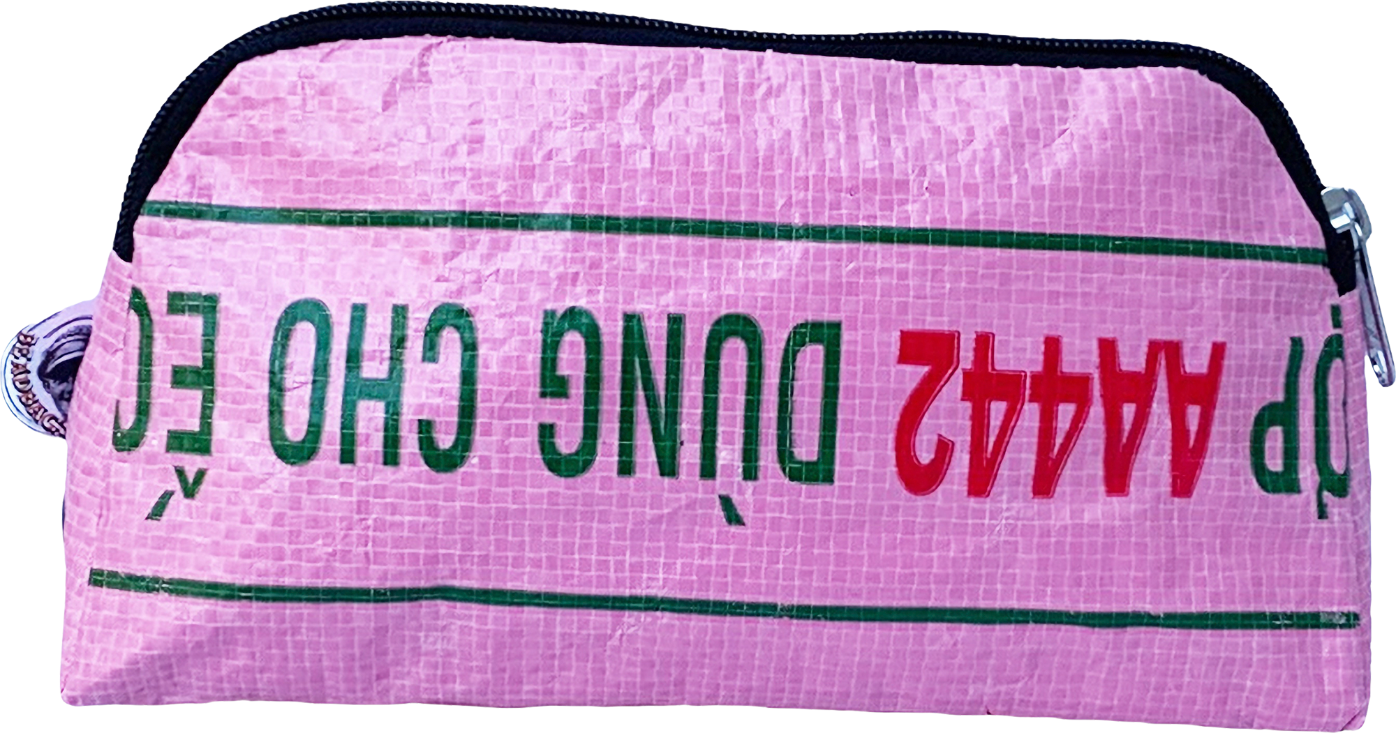Beadbags Kosmetiktasche aus recycelten Reissack rosa