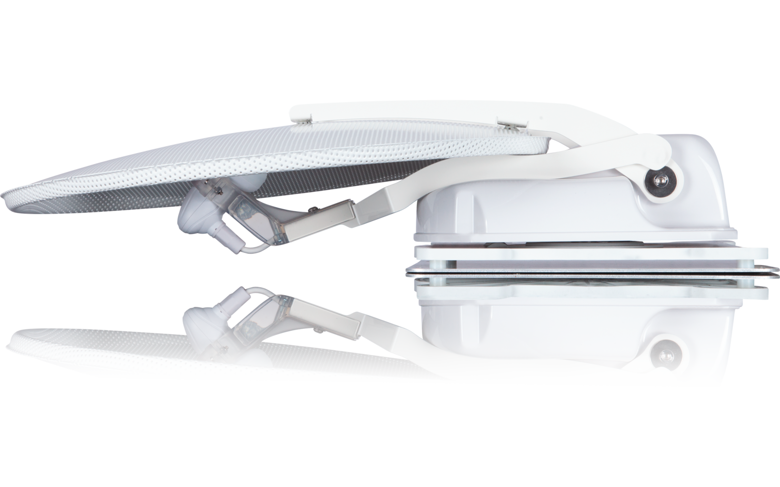 Alden Onelight@ 60 HD EVO vollautomatische Satellitenanlagen inklusive S.S.C. HD-Steuermodul und LTE Antenne Farbe Platinum