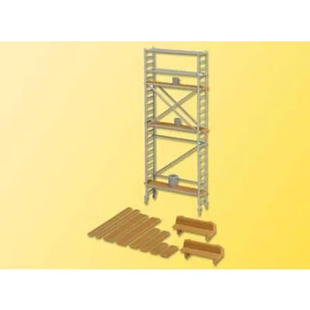 Kibri 38145 - Deko-Set Baugerüst, Spur H0