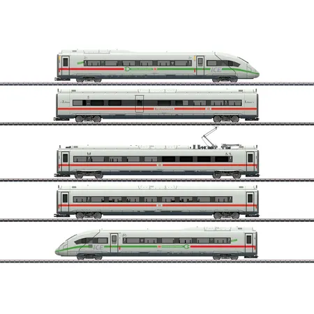 Märklin 39716 - H0 Triebwagenzug ICE 4 Baureihe 412/812 mit grünem Streifen