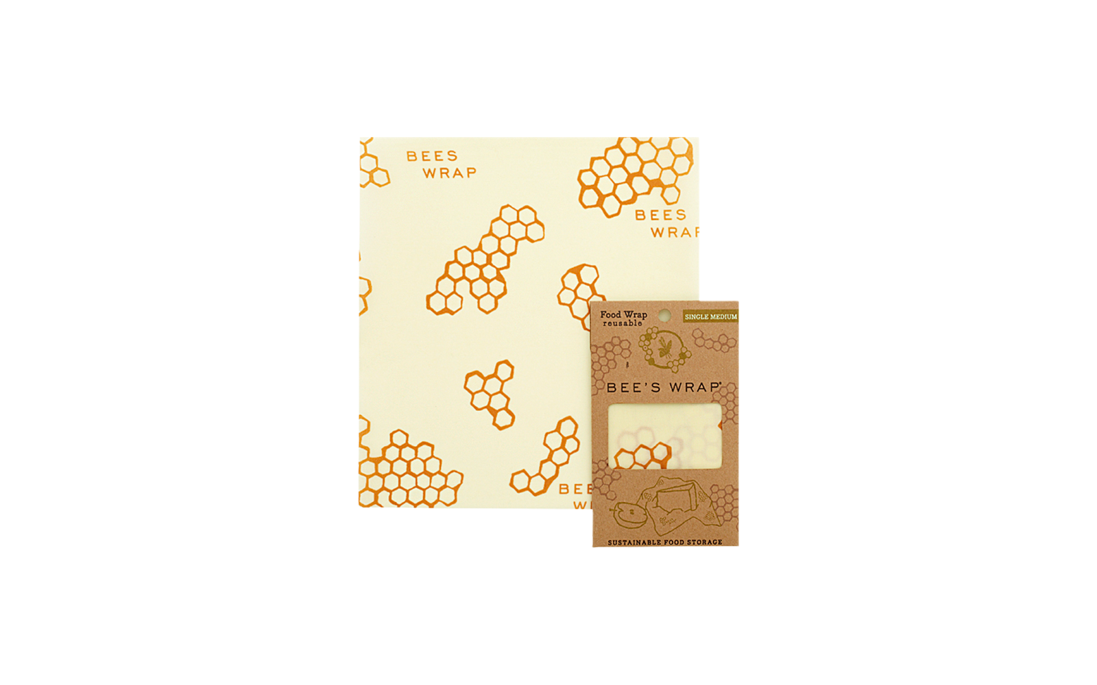 Bees Wrap Bienenwachstuch M 25 x 27,5 cm
