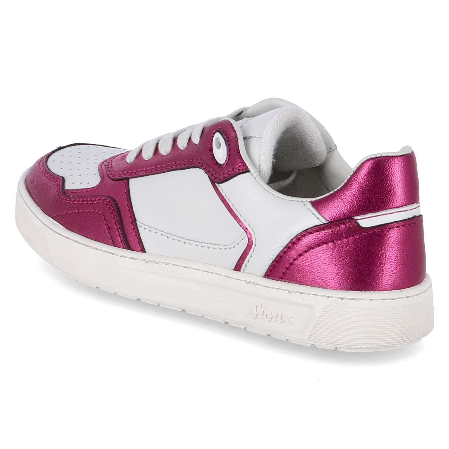 Sioux Maite x Sioux-Sneaker, Farbauswahl: Weiß/Pink - pink/snow