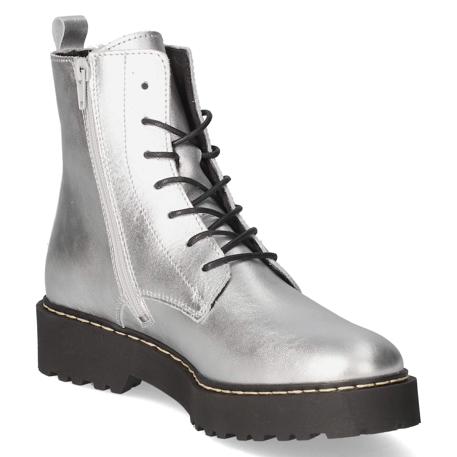 Kaerlek Schnürstiefeletten - silver