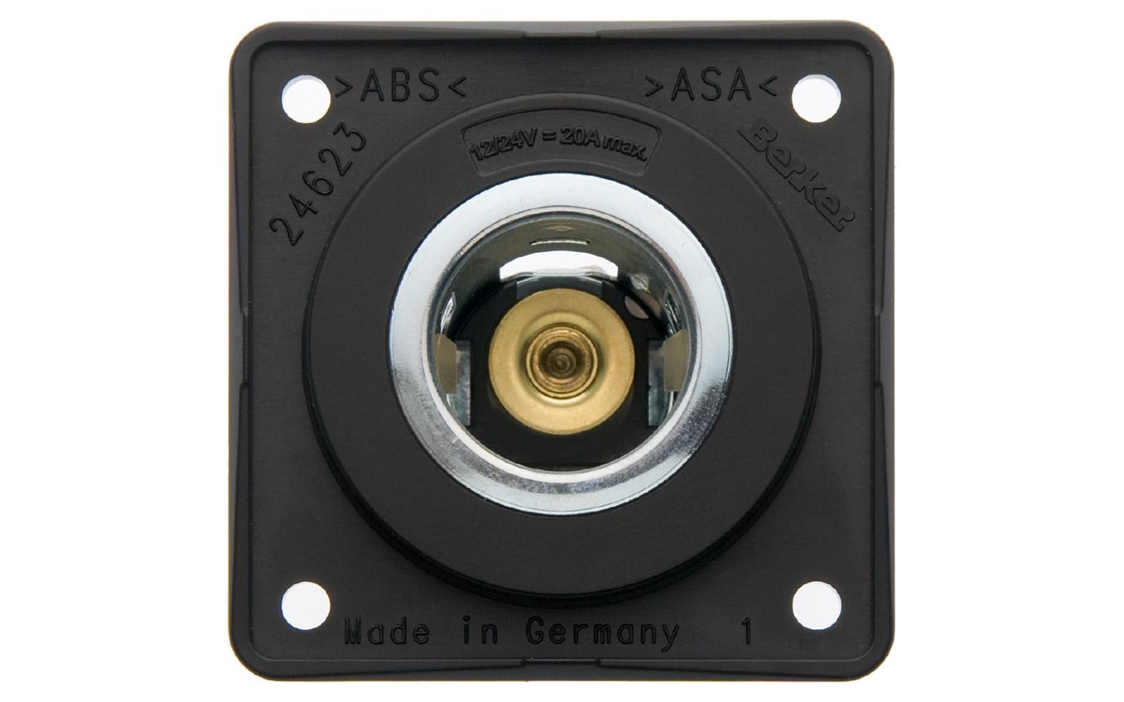 Beker Power Steckdose 12 V mit Flachsteckeranschluss anthrazit