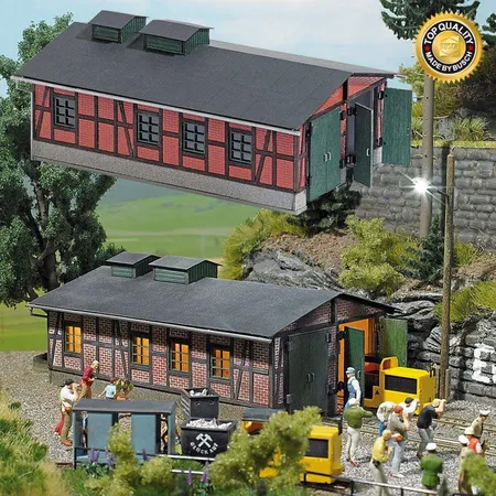 Busch Lokschuppen für Grubenbahnen