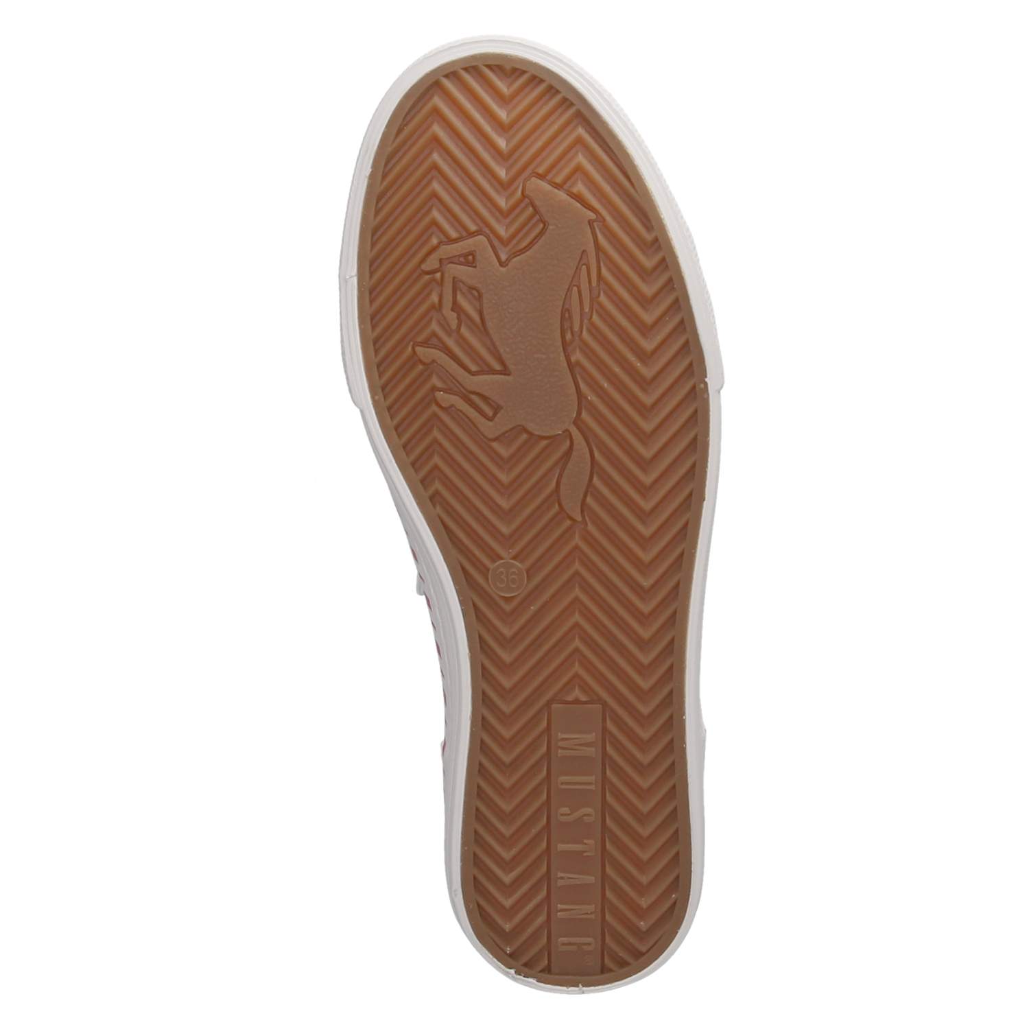 Mustang Low Sneaker - weiss