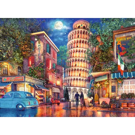 Ravensburger Puzzle - Abends in Pisa, 500 Teile