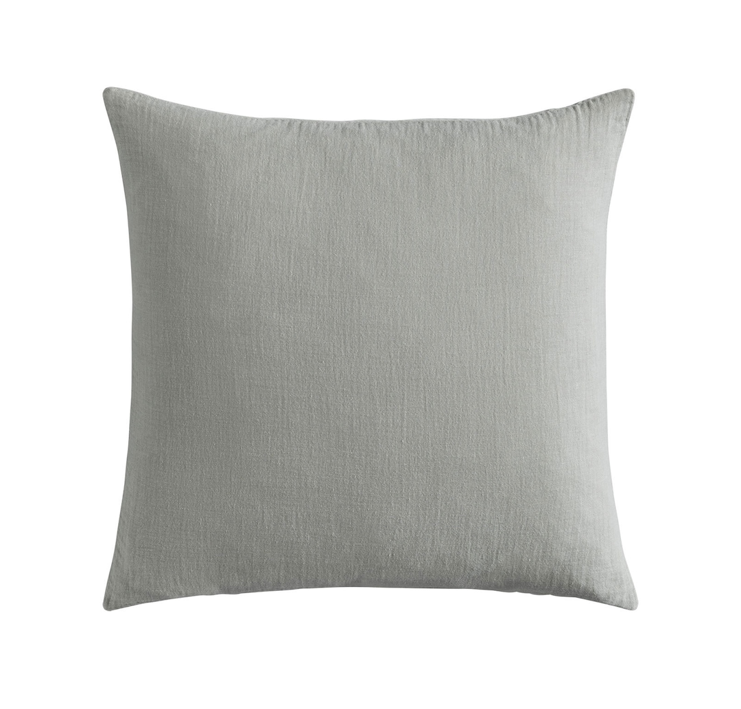 casaNOVA Musselin-Kissenhülle GRETA 45 x 45 cm grau