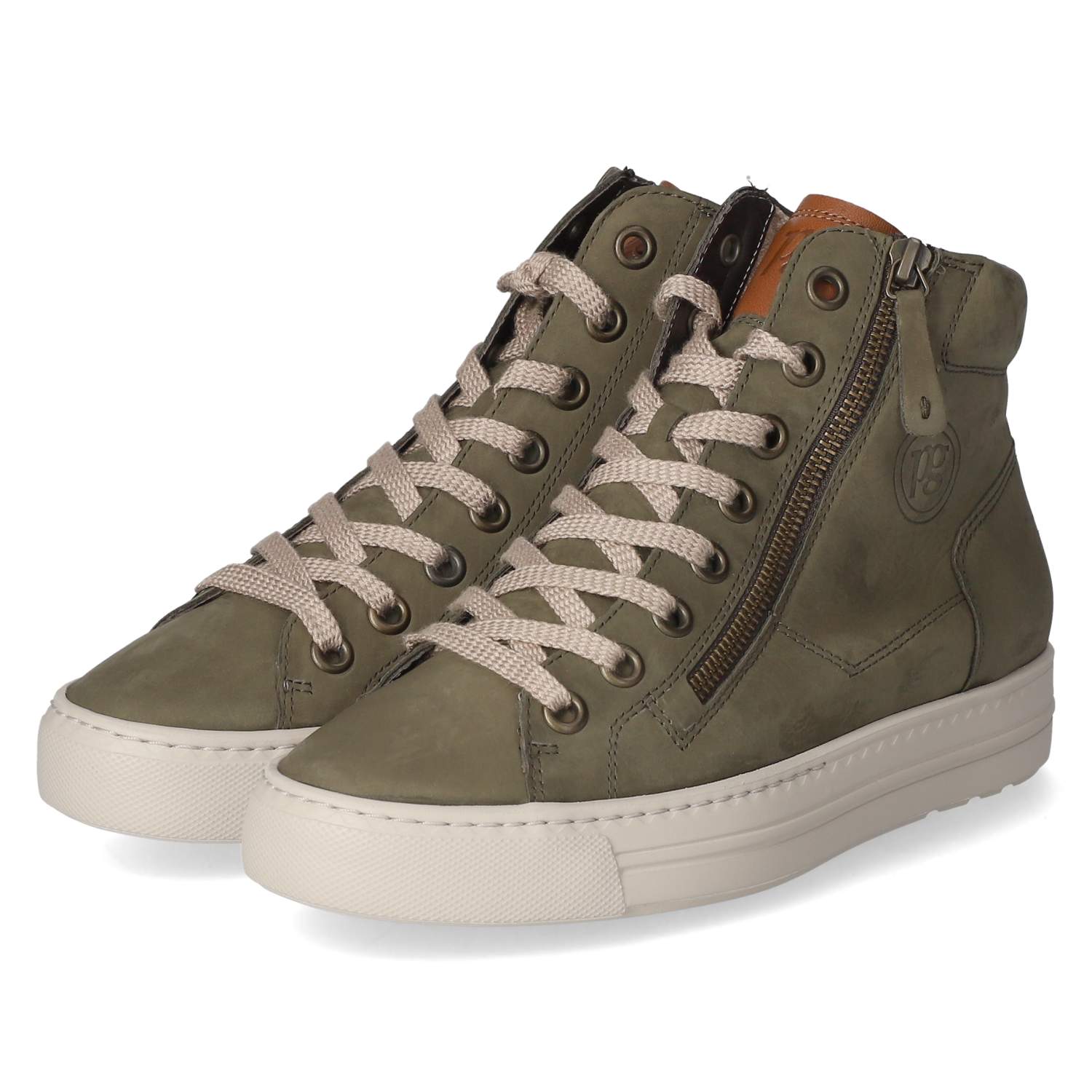Paul Green High Sneaker - olive