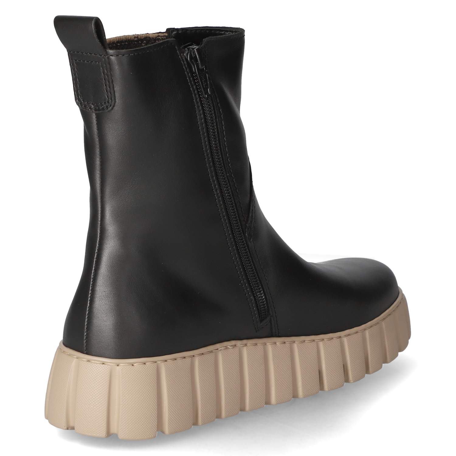 Gabor Chelsea Boots - schwarz/beige