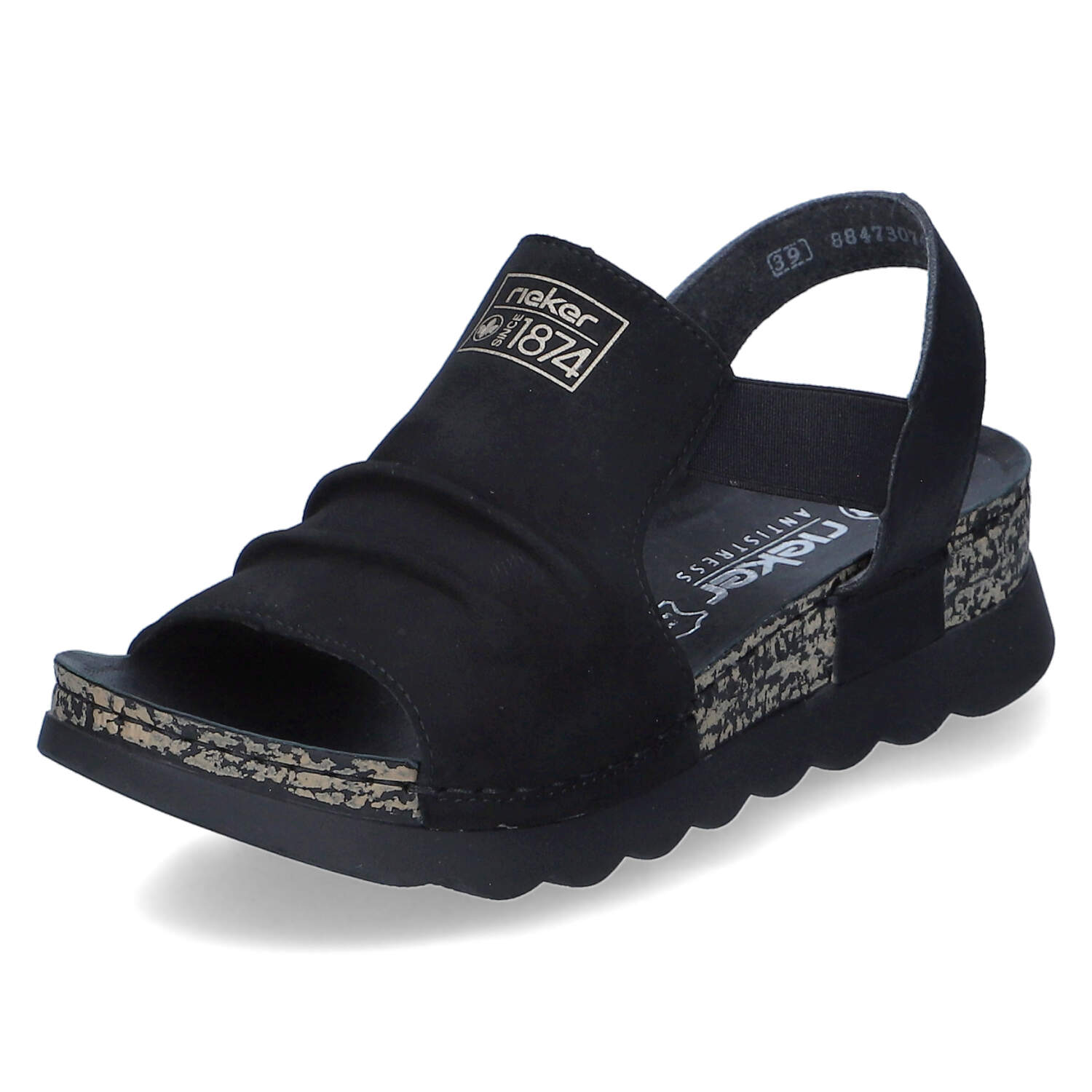 Rieker Sandalen - schwarz/schwarz