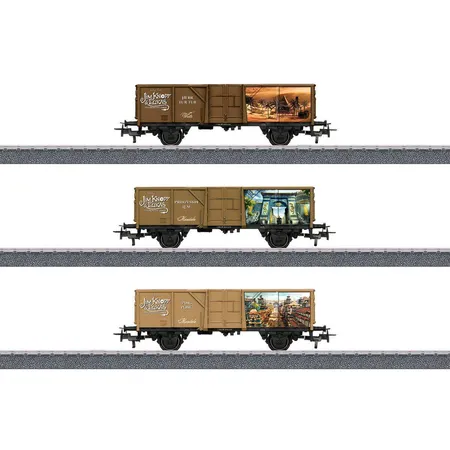 Märklin Start up Offenes Güterwagen-Set „Ping Pong, Prinzessin Li Si und Herr Tur Tur“