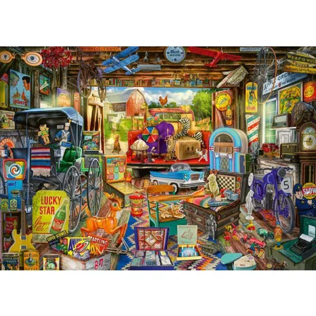 Schmidt Spiele Puzzle - Garagen-Flohmarkt, 500 Teile