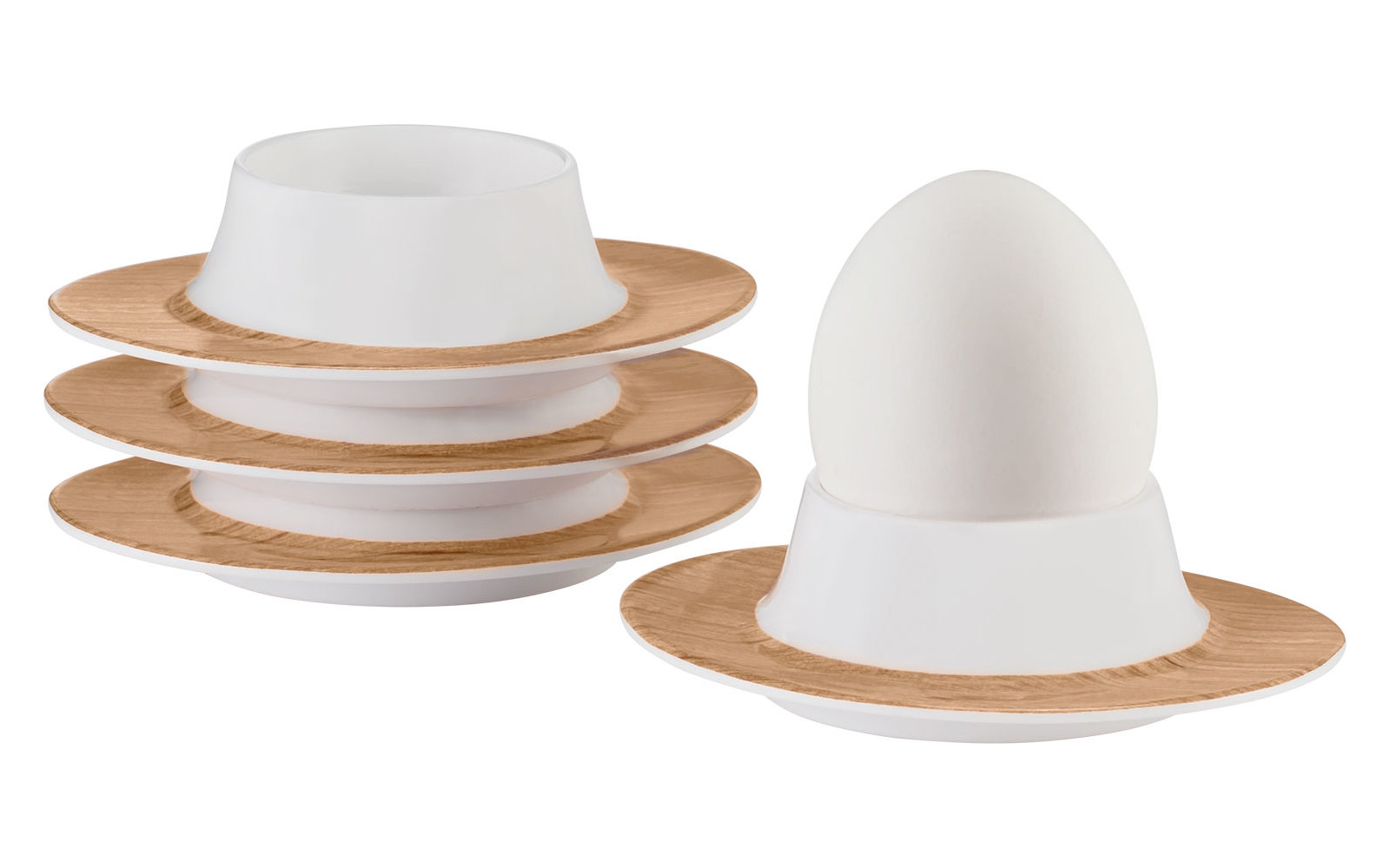 Berger Eierbecher Wood 4er Set