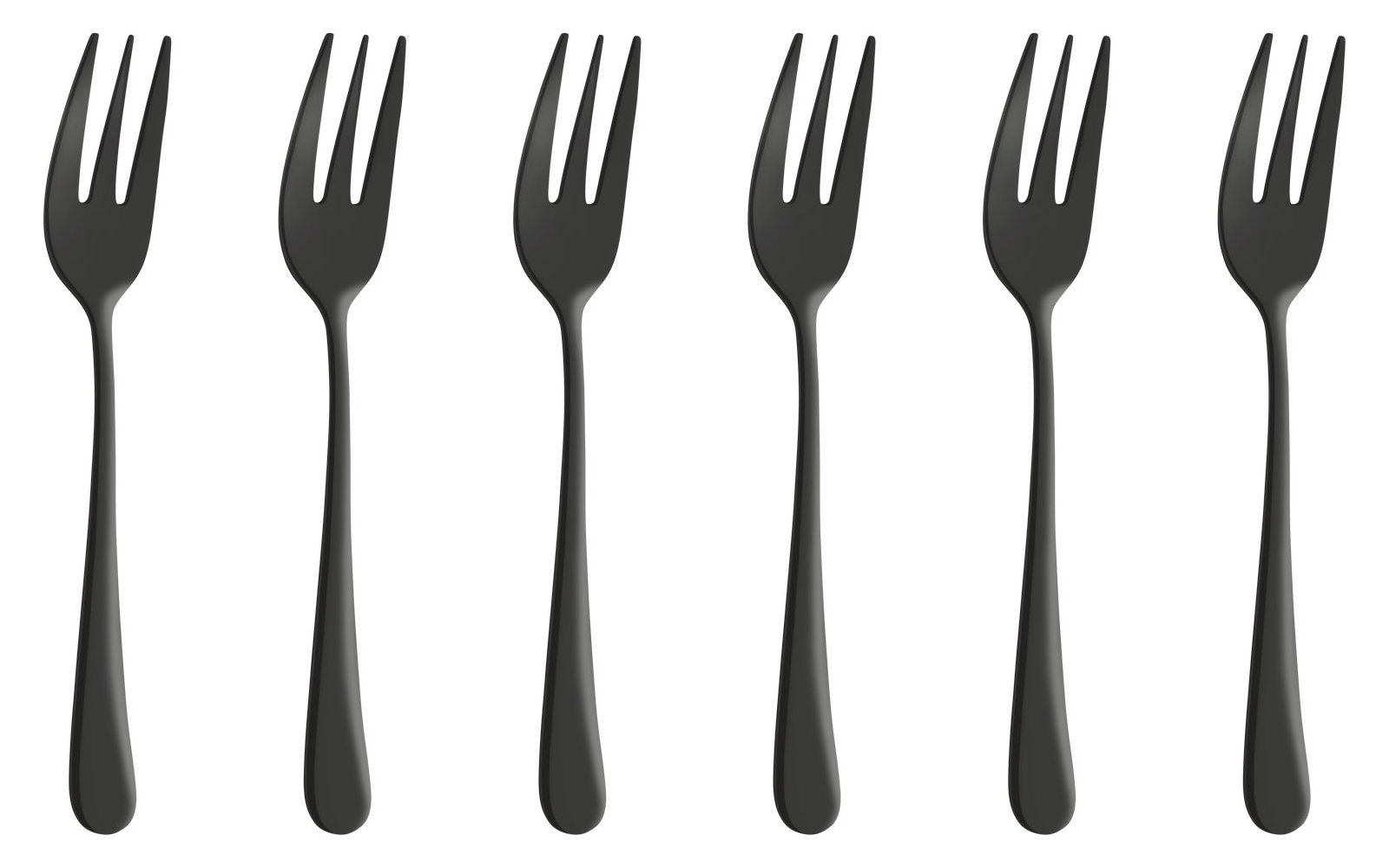 Amefa Austin Kuchengabel Set 6-tlg. Schwarz