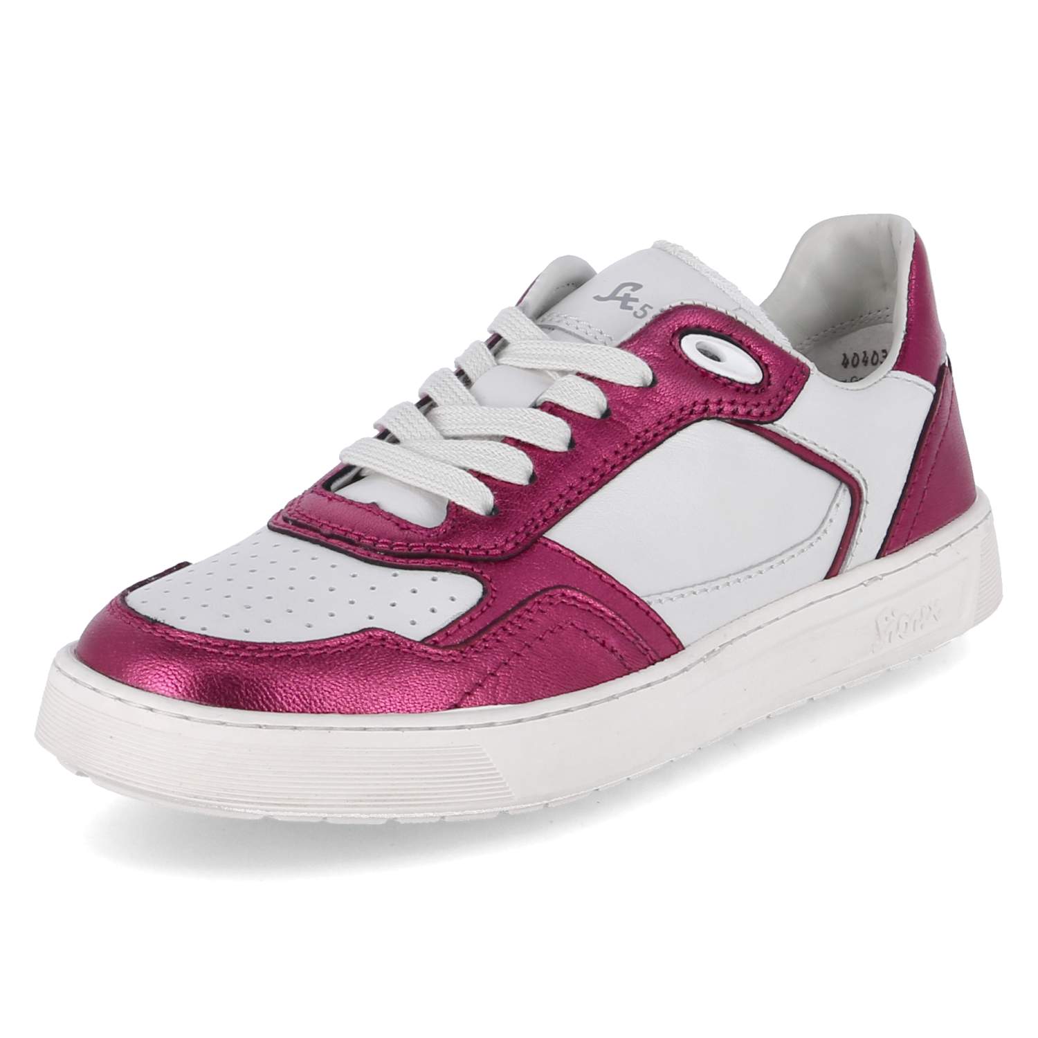 Sioux Maite x Sioux-Sneaker, Farbauswahl: Weiß/Pink - pink/snow