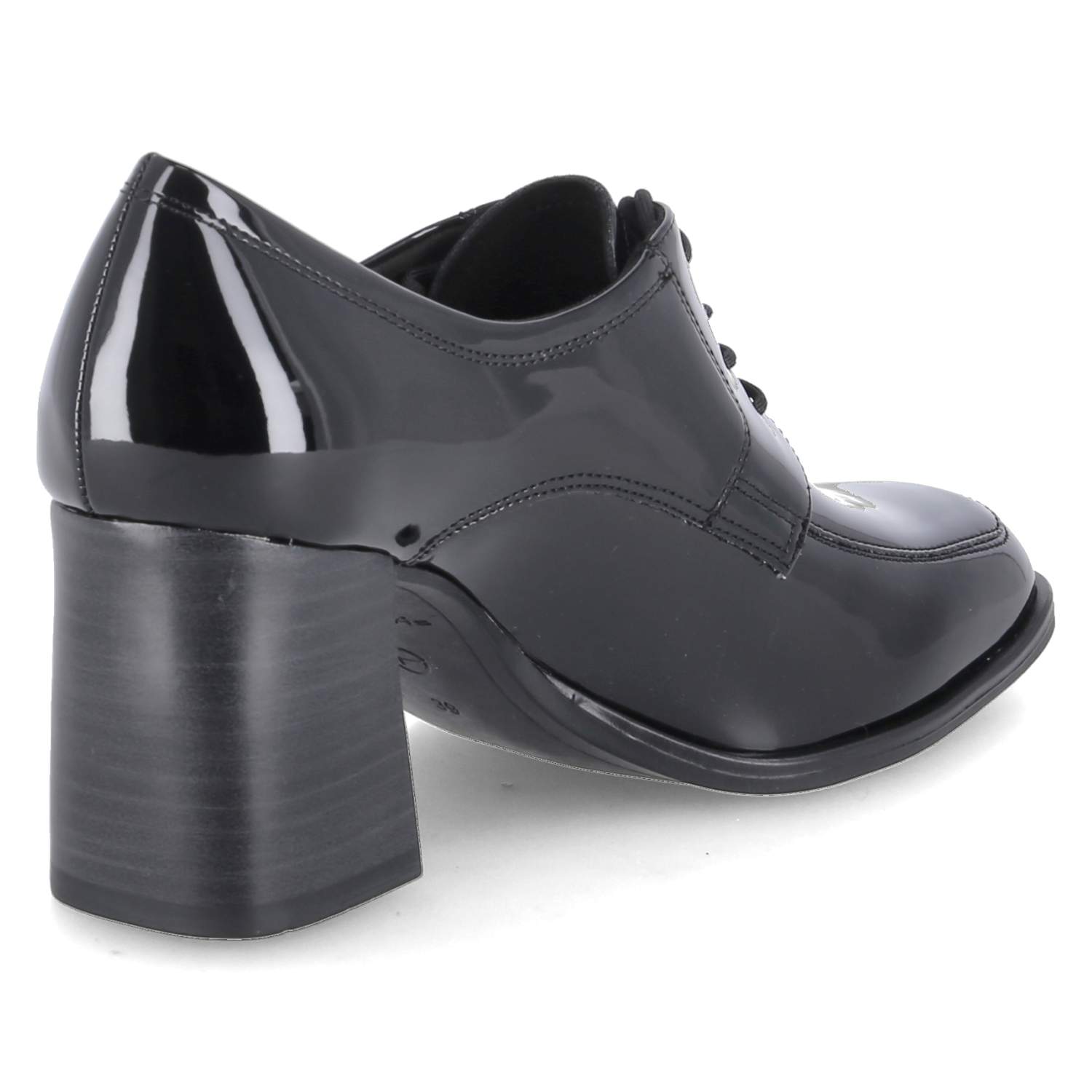 Tamaris Schnürpumps - black patent
