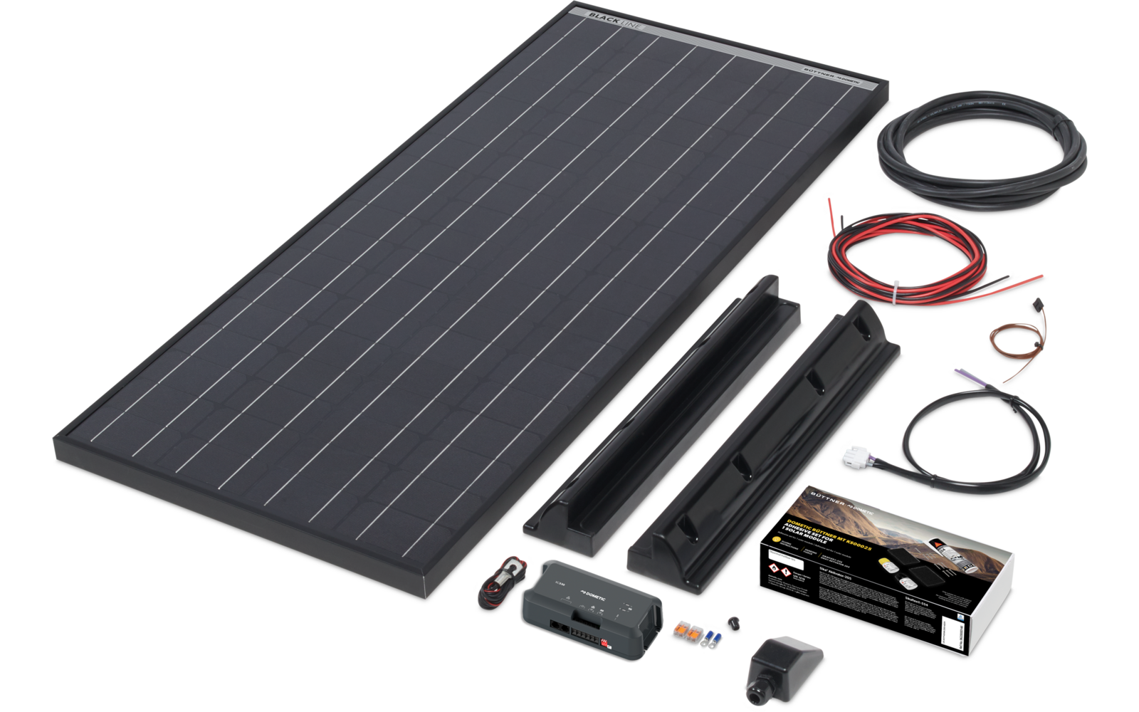Büttner MT 75 MC Slim Black Line Solar-Komplettanlage 75 Wp
