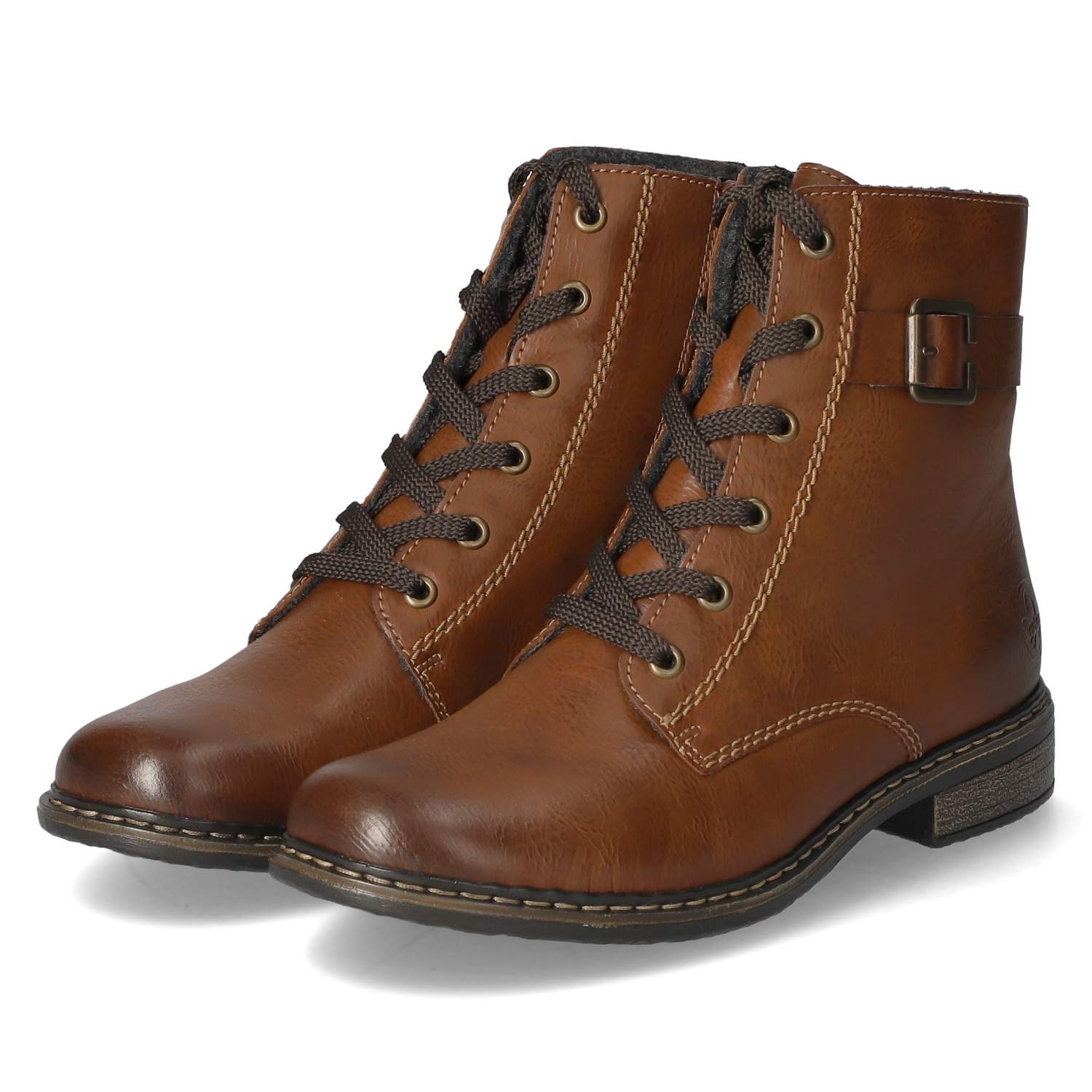 Rieker Schnürrstiefeletten - braun