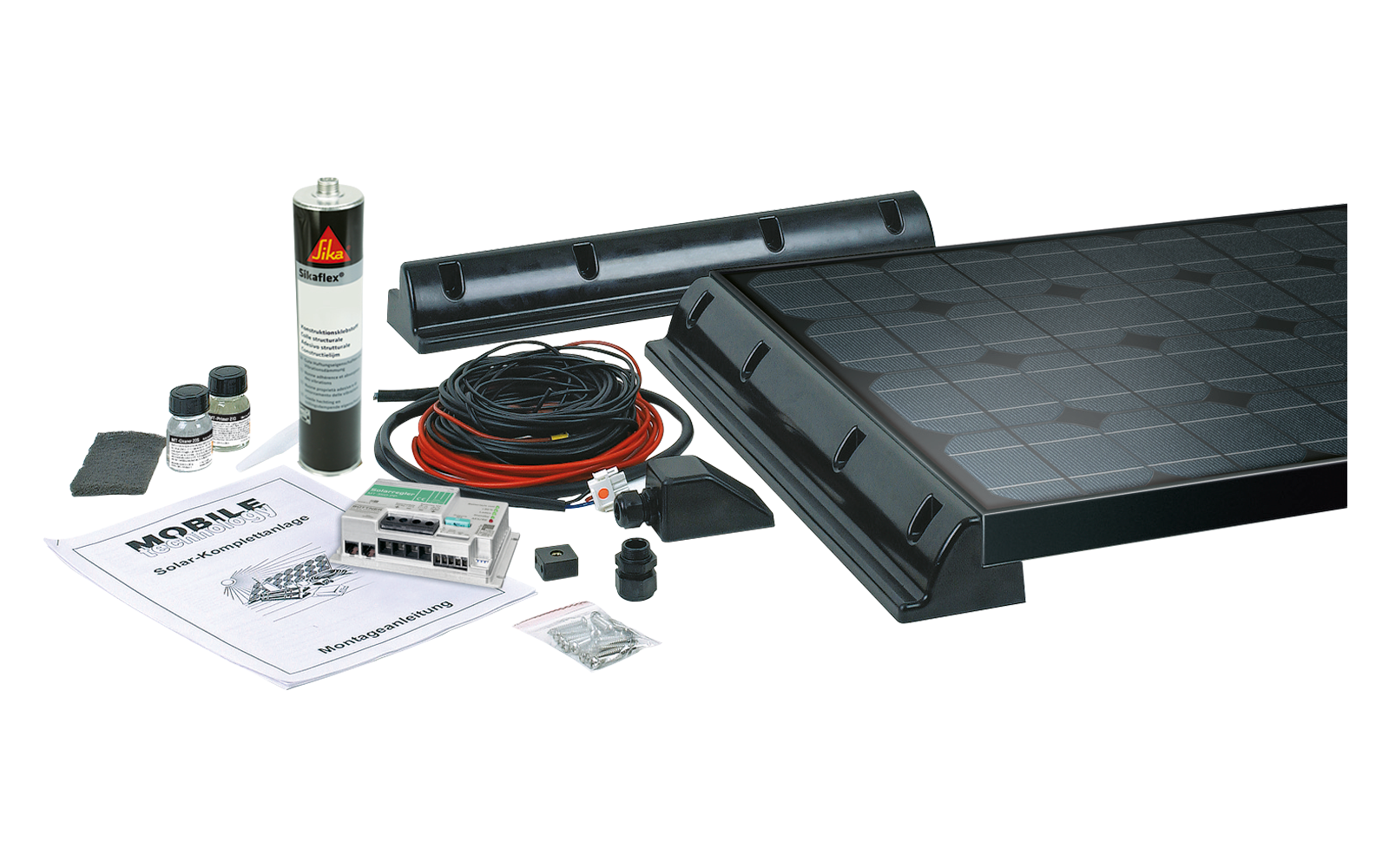 Büttner Elektronik Power Line MT 90 Solar-Komplettanlage 90 Wp