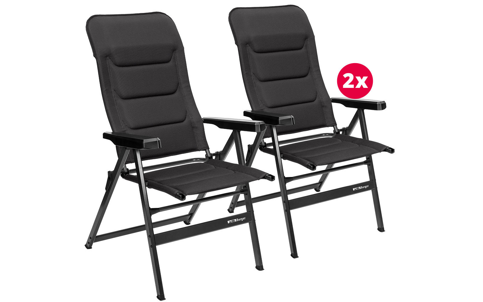 Berger Novara XL Klappsessel Set 2 Stück