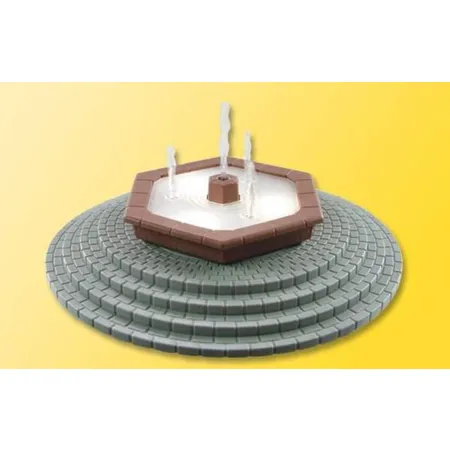 Viessmann 1316 - H0 Mehrstrahliger Zierbrunnen mit LED-Beleuchtung, bewegt