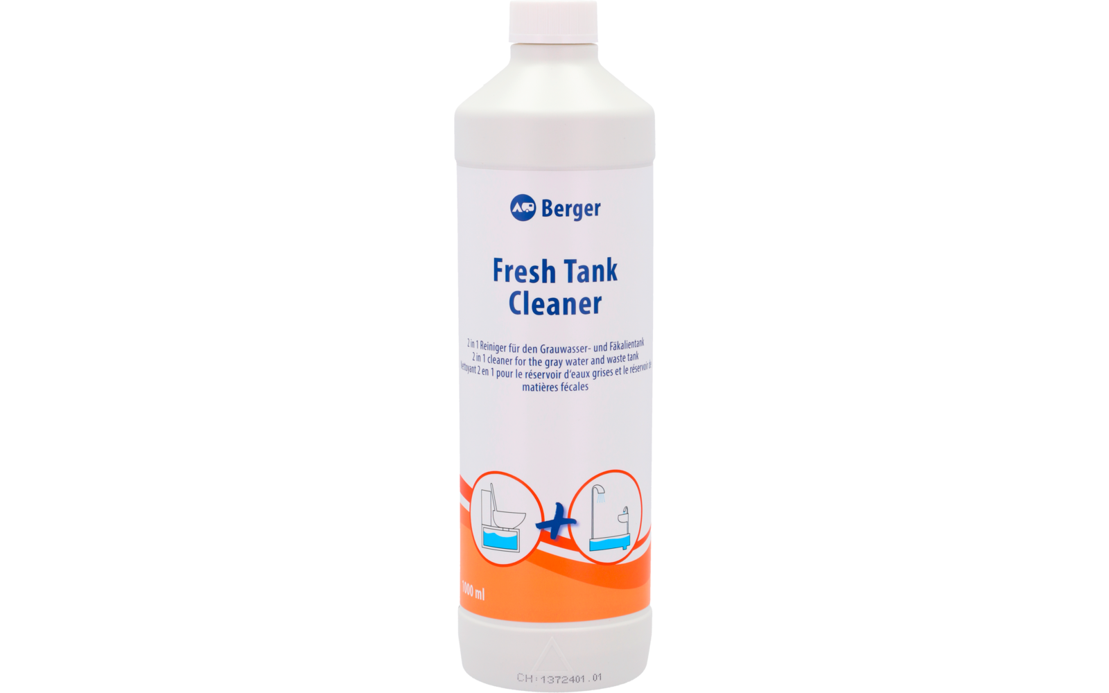 Berger Fresh Tank Cleaner 1 Liter - 2 in 1 Reiniger für den Fäkalien- und Grauwassertank