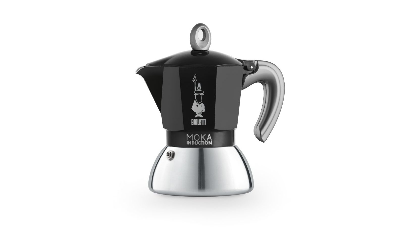 Bialetti New Moka Induction Espressokocher 2 Tassen schwarz