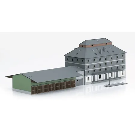 Märklin 89705 - Z Bausatz „Raiffeisen Lagerhaus mit Markt“
