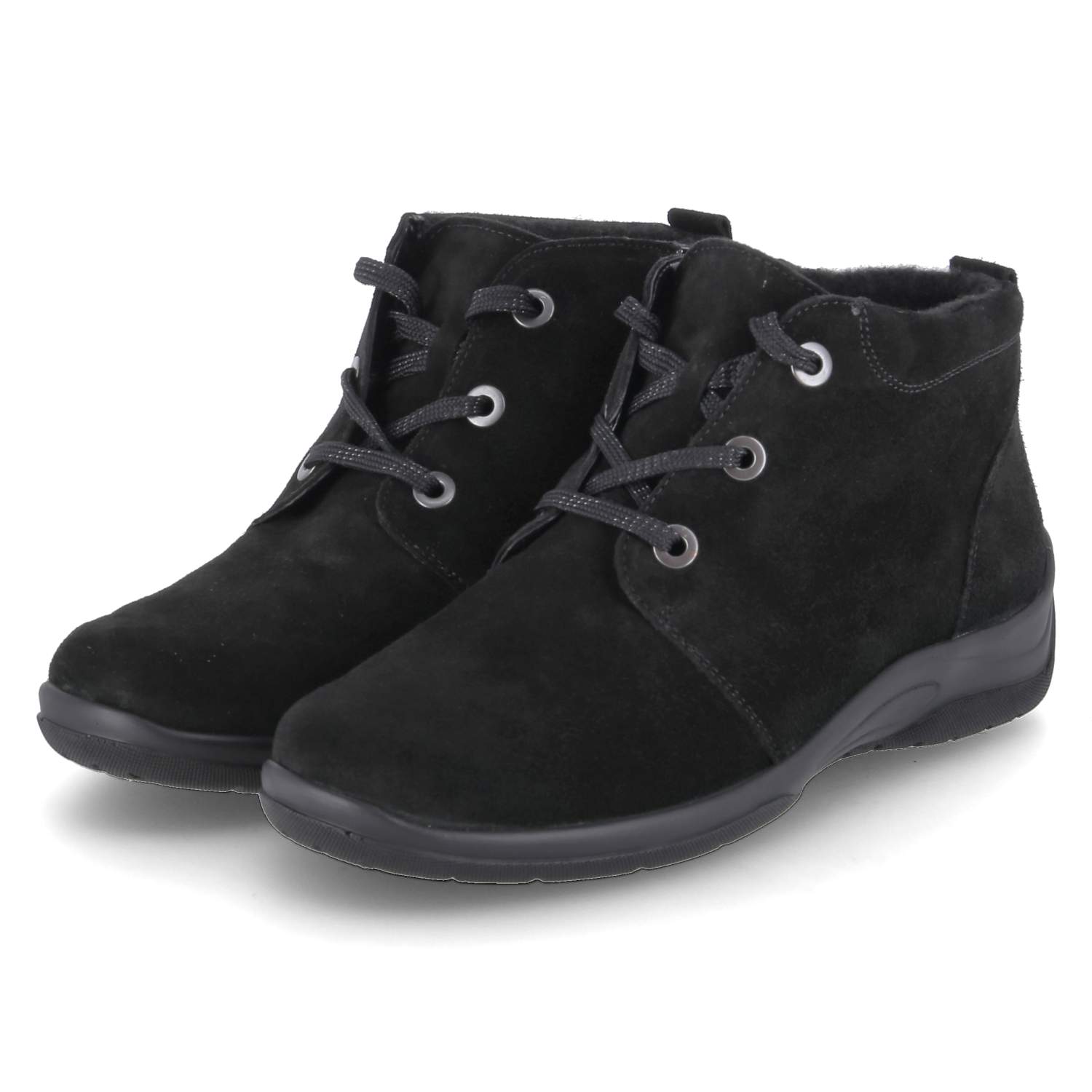 Waldläufer Stiefeletten  - schwarz