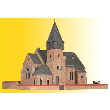 Kibri 39766 Spur H0 Kirche mit Mauer aus dem Westerwald
