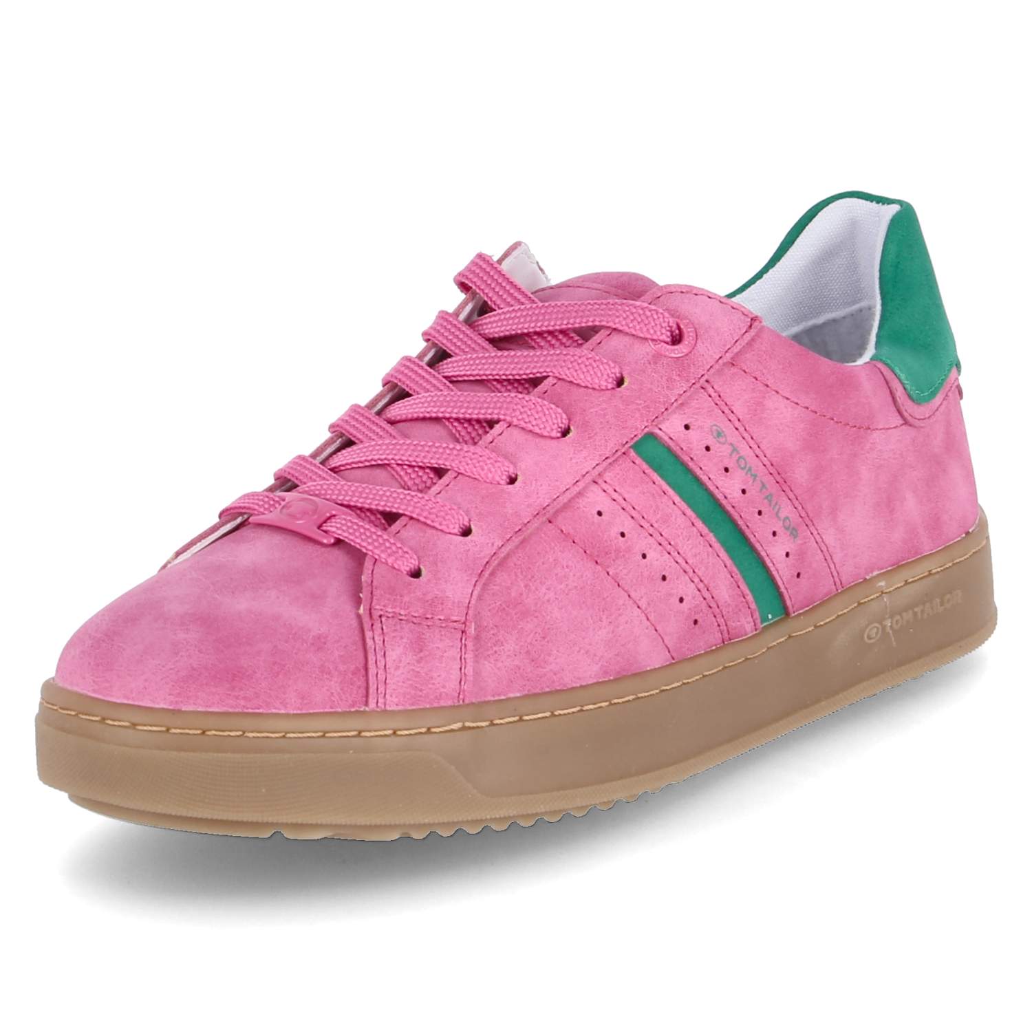 Tom Tailor Low Sneaker - pink-green