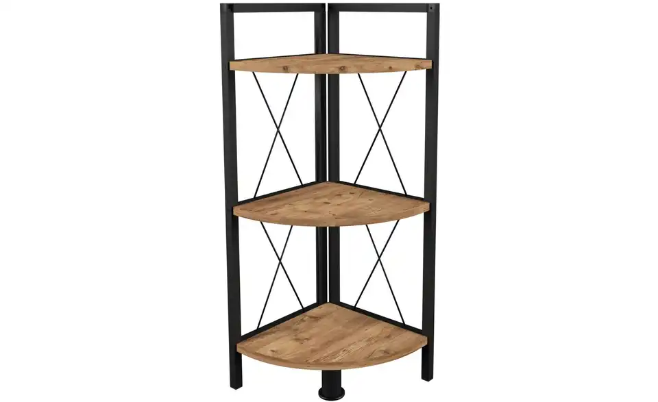 Eckregal Eiche (Nachbildung) 87 cm