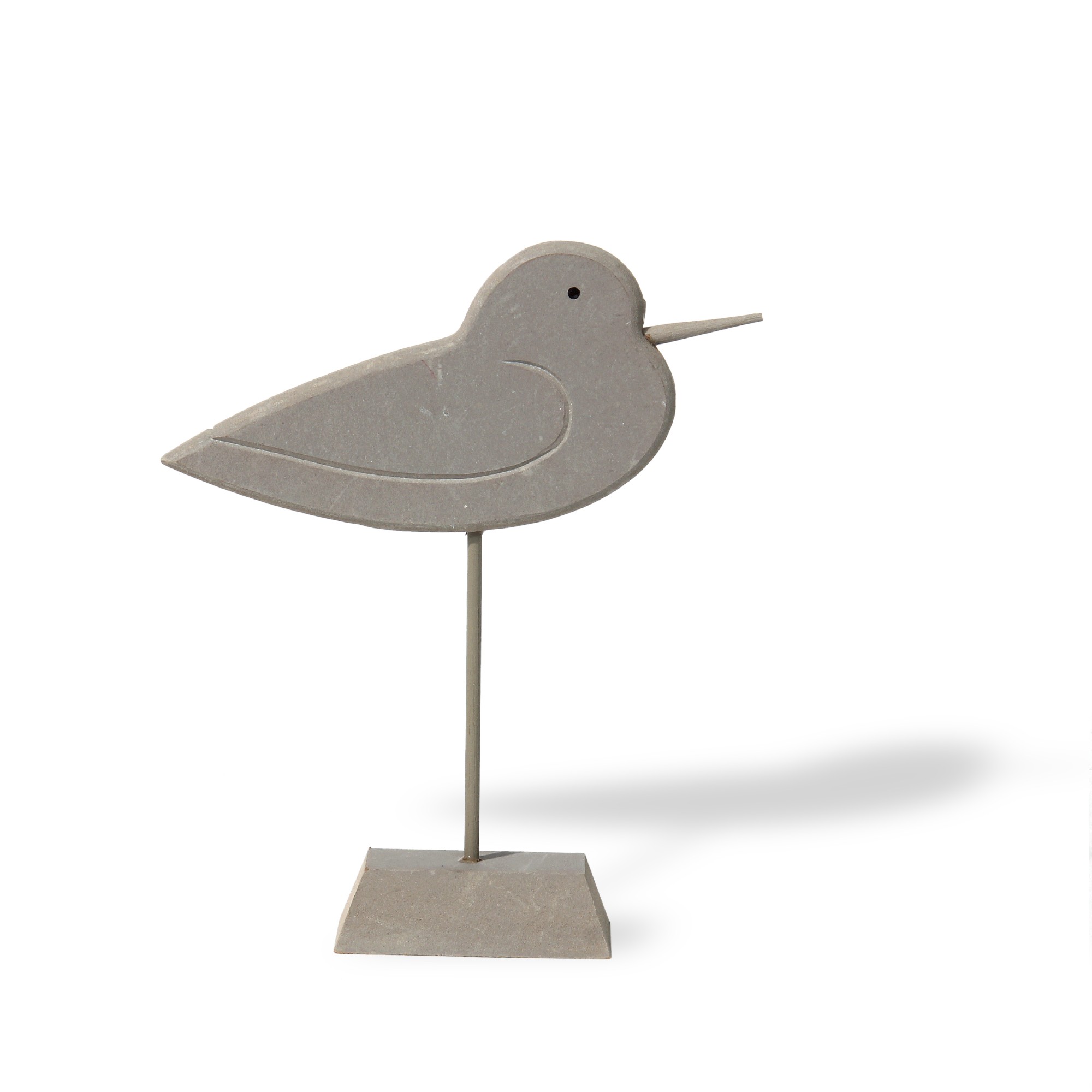Figur 'Vogel' stehend, braun, H 17,5 cm, B 15,5 cm, L 4 cm von fischer's lagerhaus