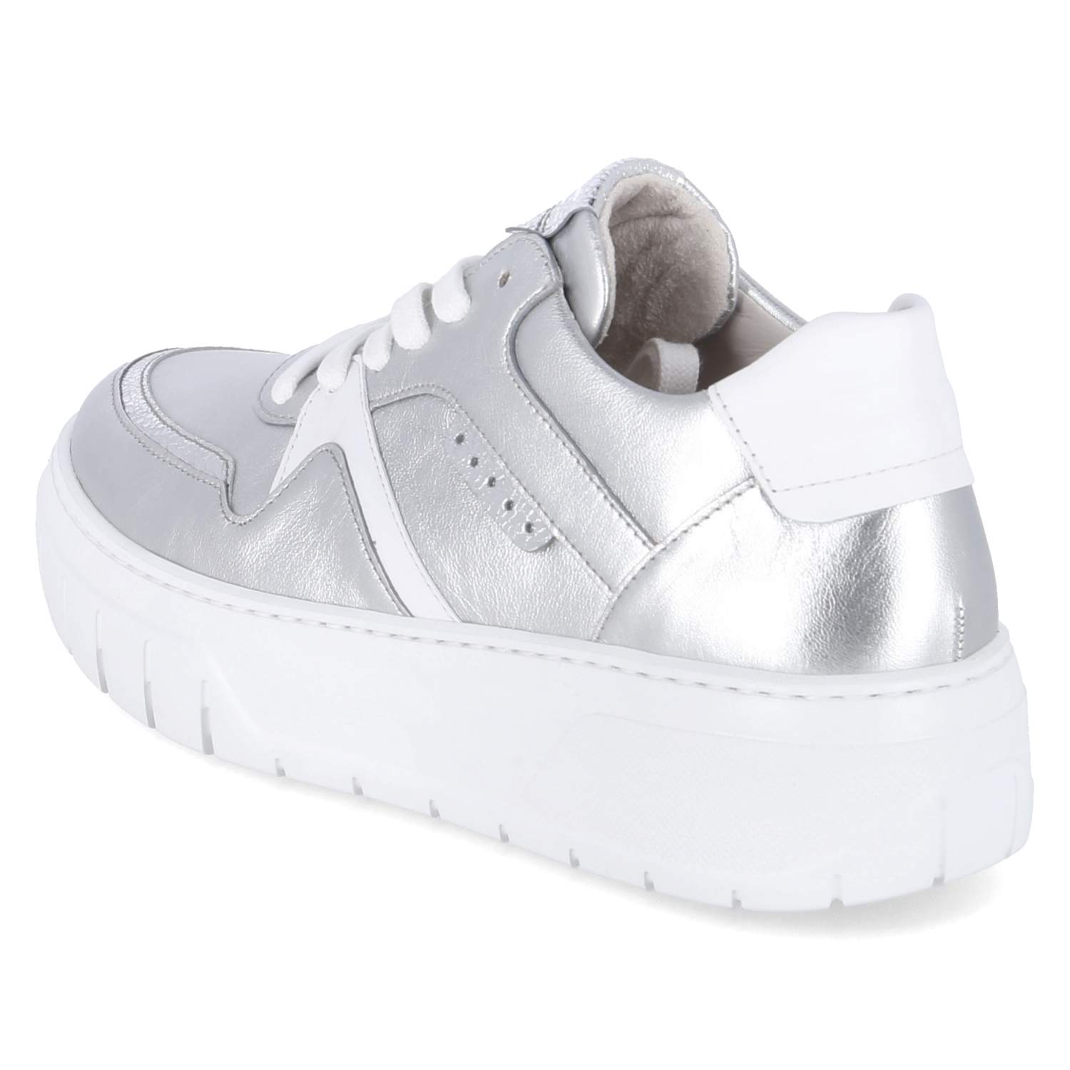 Gabor Low Sneaker - silber/argento/weiss