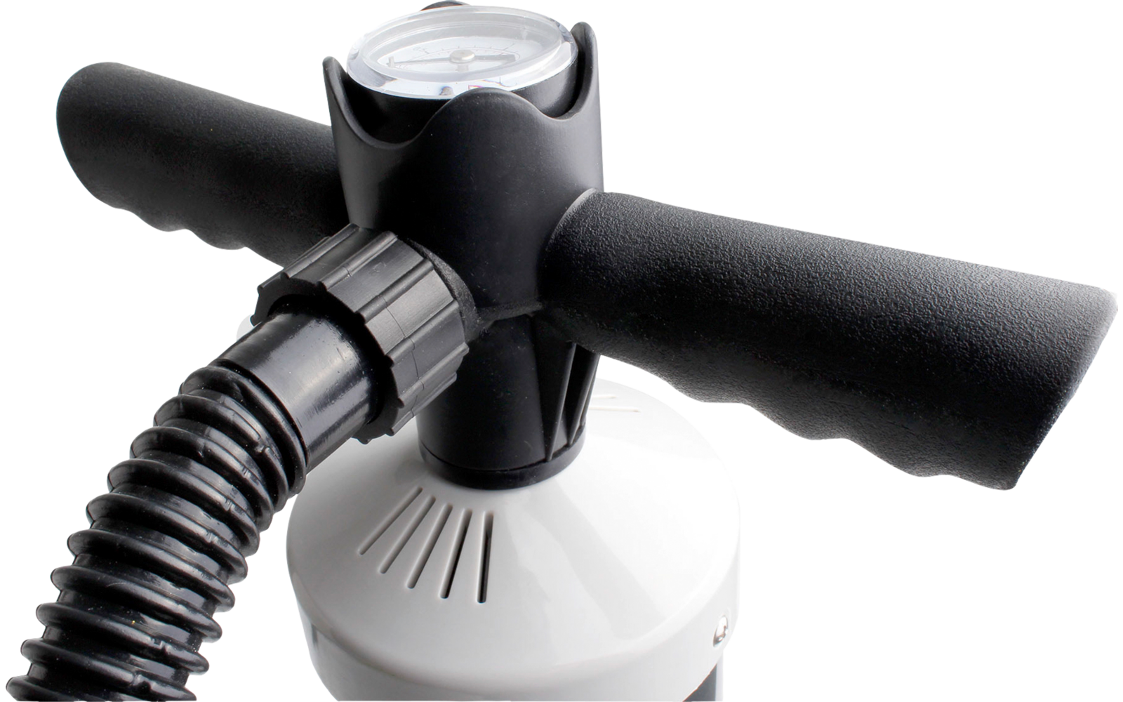 Brunner Whisper Alu Luftpumpe mit Aluminium-Kolbenstange inklusive Adapterset 3 Liter