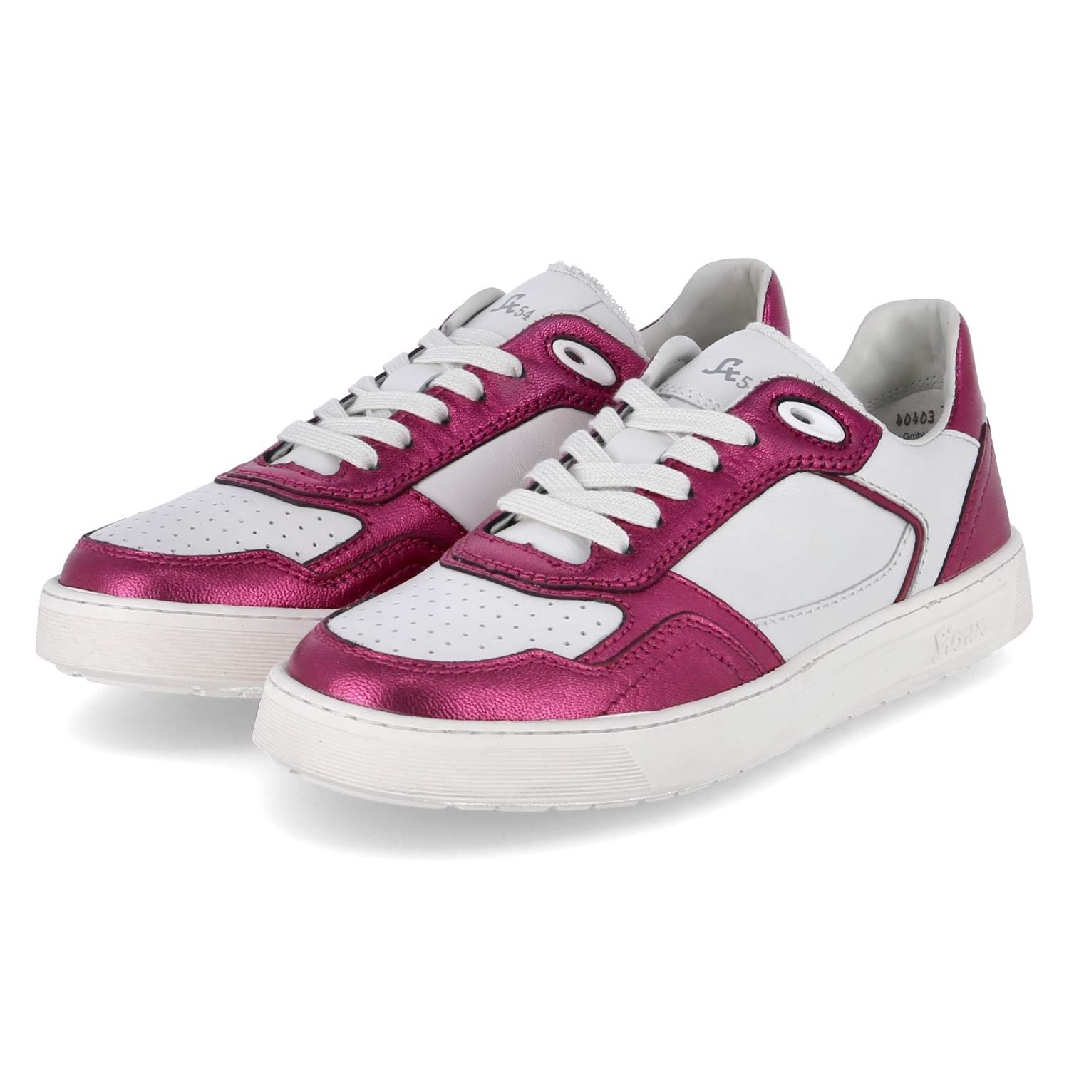 Sioux Maite x Sioux-Sneaker, Farbauswahl: Weiß/Pink - pink/snow