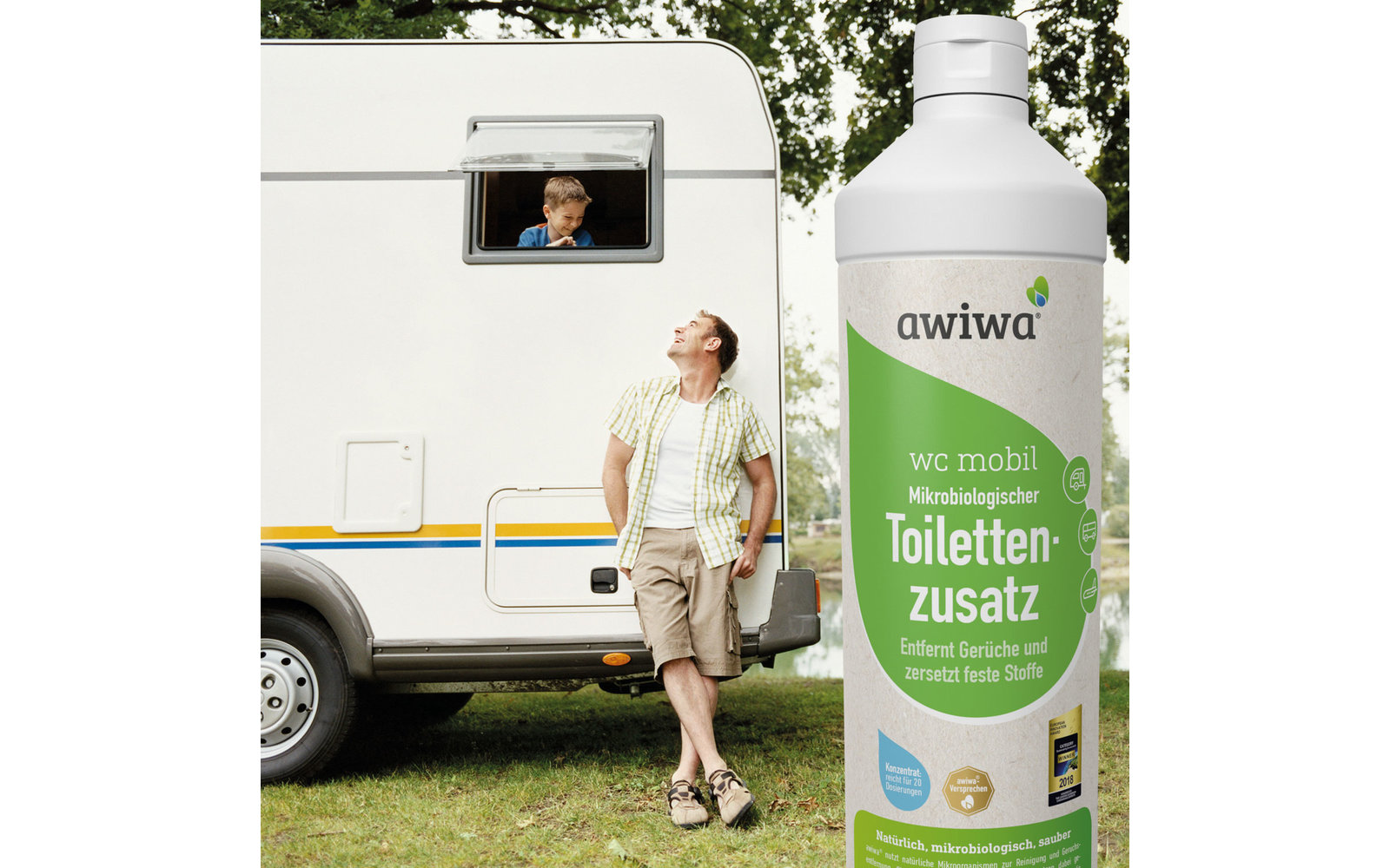 Awiwa WC Mobil Toilettenzusatz mikrobiologisch 1 Liter