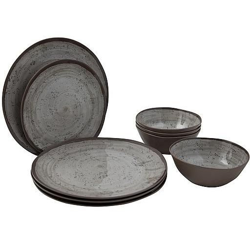 Bo-Camp Halo Geschirrset  12 teilig beige