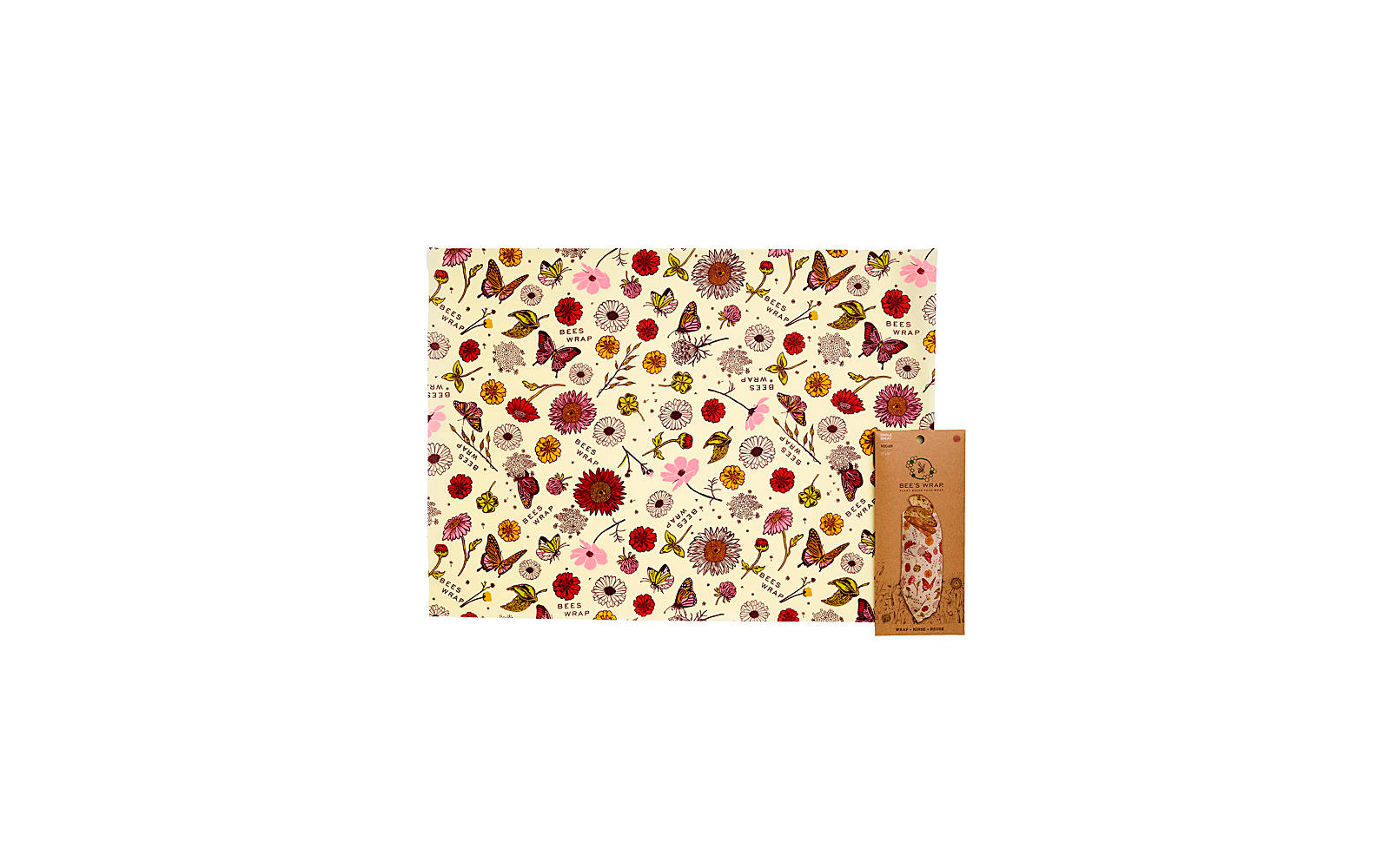Bees Wrap Pflanzenwachstuch Vegan Meadow Magic für Sandwiches