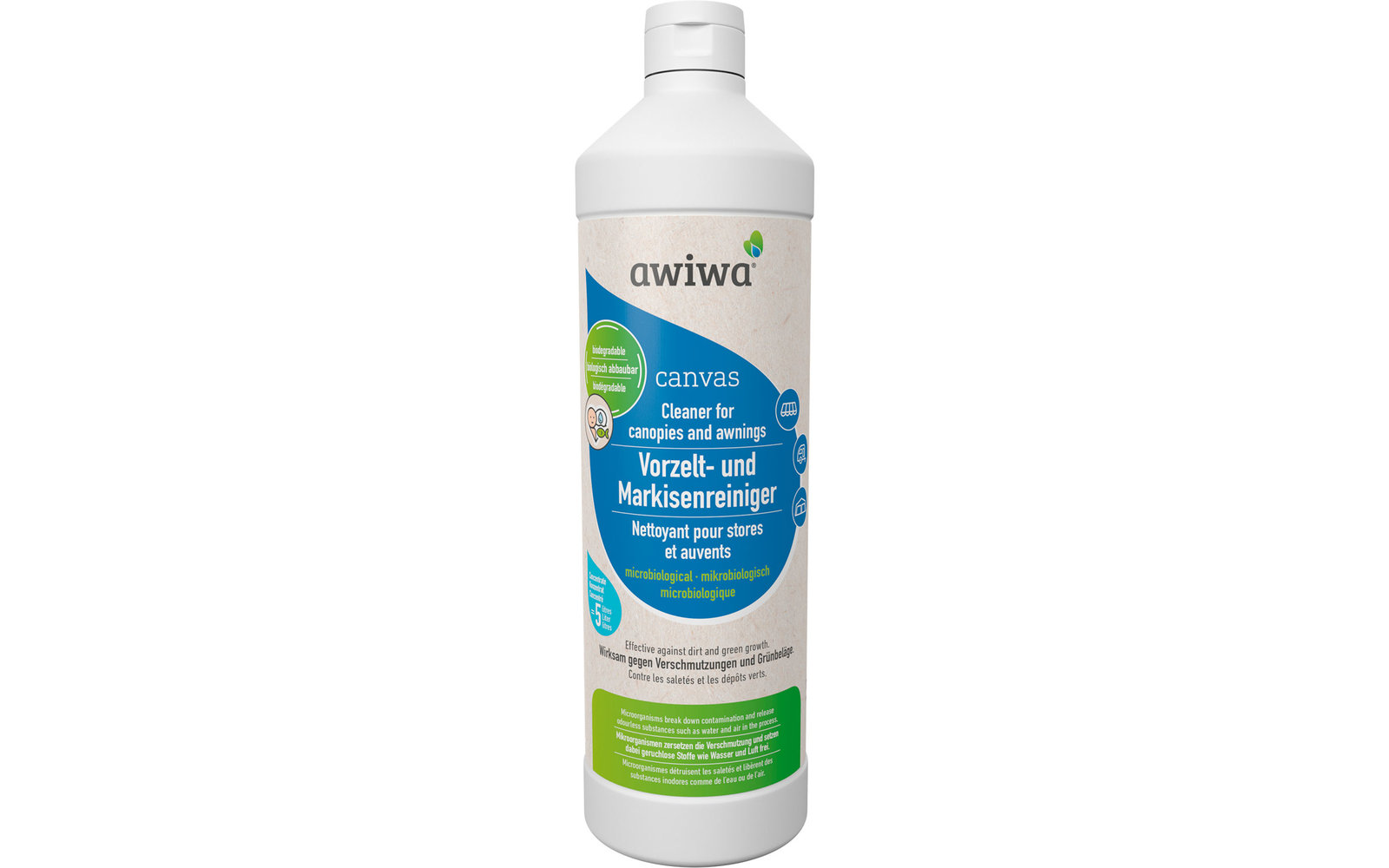 Awiwa canvas Vorzelt-und Markisenreiniger 0,5 Liter