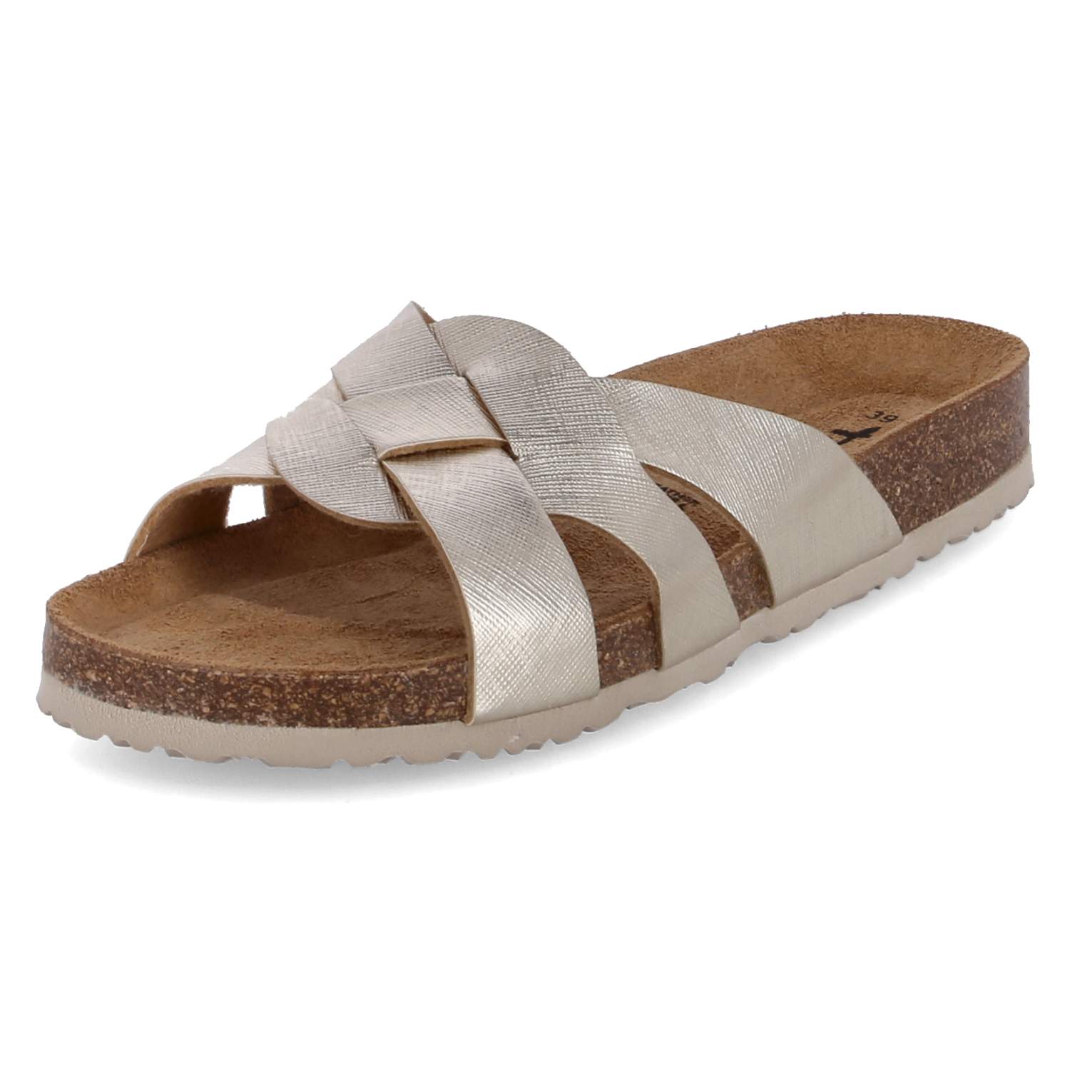 Tamaris Pantoletten - light gold