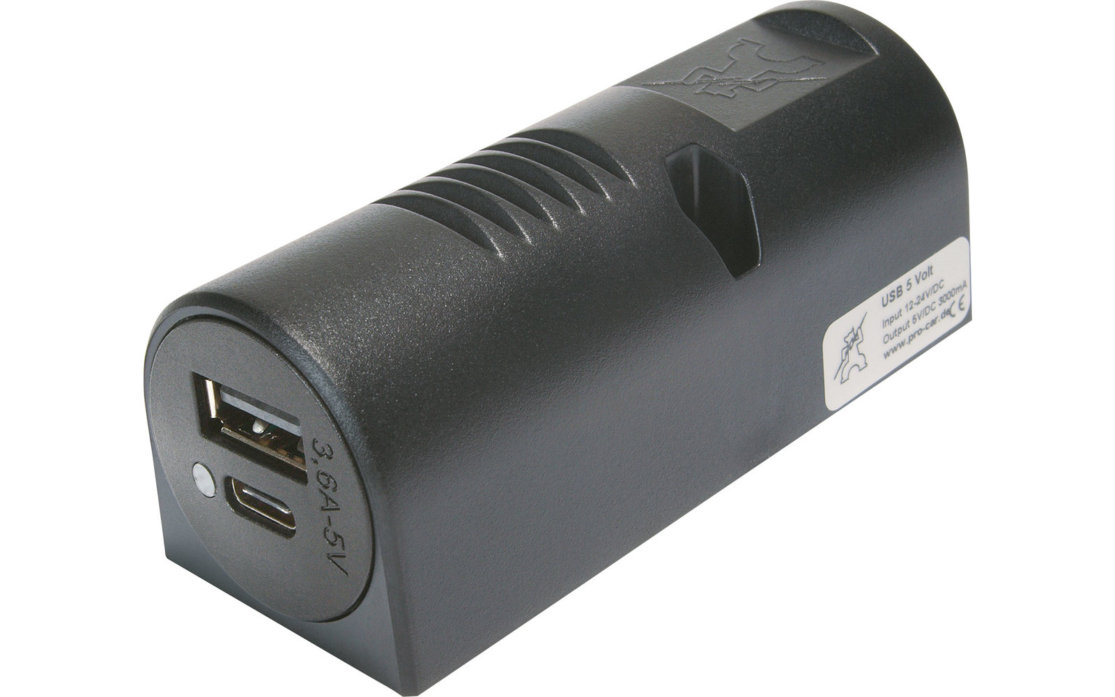 Aufbau-Power USB-C/A Doppelsteckdose EV 3,6A