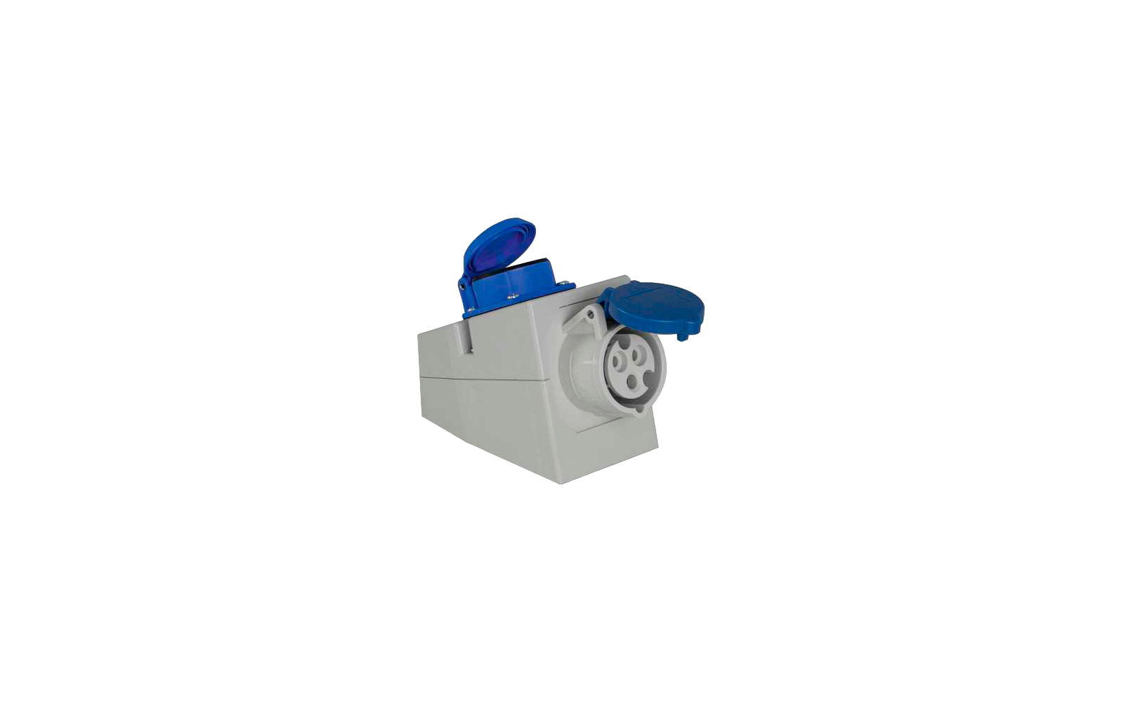 AS-Schwabe CEE Wand-Kombi-Dose 230V/16A