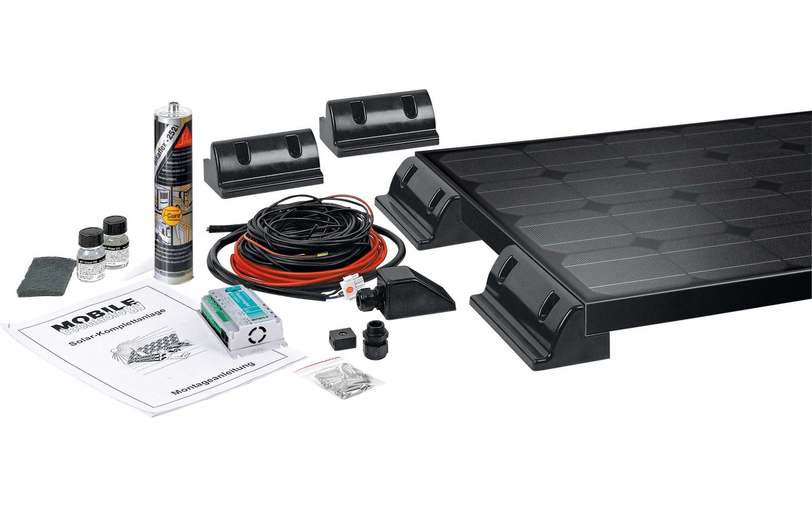 Büttner MT 75 MC Slim Black Line Solar-Komplettanlage 75 Wp